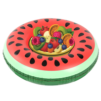1pce Watermelon Serving Float 50cm Inflatable Pool Toy Summer Kids & Family