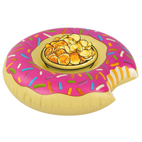 1pce Donut Serving Float 50cm Inflatable Pool Toy Summer Kids & Family