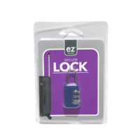 1pce Blue Mini Combination Padlock for Secure Safe Travelling Swivel Shackle
