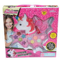Unicorn Beauty Fashion Makeup Set Kit Birthday Gift in Case Glitter & Nail Polish