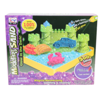 11pce Kids Magic Sand Craft Set Glow In The Dark Create Castles & Shapes in Pit