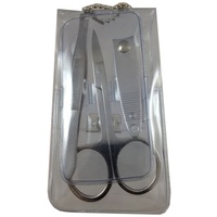 3pce Manicure Kit/Set Pocket Size. Great For Travelling. Comes in Clear PVC Case