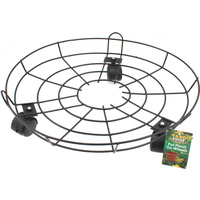 New 1pce Metal Pot Plant Stand on Wheels Castors Portable Home Decor D/40CM