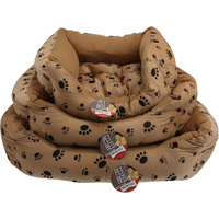 BED PET LAZY LOUNGE S/3 2 ASST