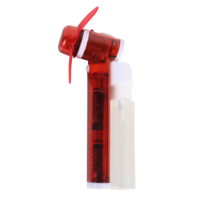 Cool Mist Fan With Water Dispenser Foam Blades Portable Red