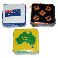 1pce Australian Souvenir Compressed Magic Hand Towel, Aussie Day Novelty