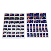 COMBO 30pce Australian Flag Laser Sticker Set