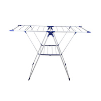 New 1pce 240V Clothes Line Drying Rack Heated 20 Rails Stand 147X54X94CM Foldup
