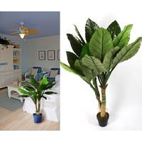 New 1pce 120cm Dieffenbachia Fake Plant Green Pot Style Tree Artificial Realistic