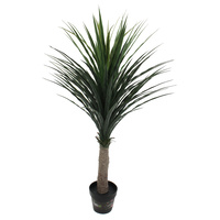 New 1pce 120cm Cordyline Australis Cabbage Tree Artificial Green Pot Plant Fake