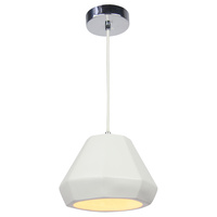 New 1pce Porcelain Hubery White Diamond Design Hanging Lamp Pendant Chandelier