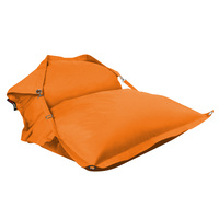 New 1pce Bean Pod Zephyr Orange Sleep Lounge Cushion Bag Camp Outdoor 190X140CM