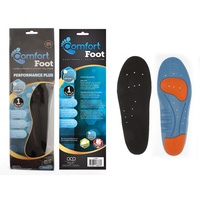 New 1pce Performance Socks Gel Insole Dual Density Mens Pair 41-46 EUR 8.5-12 US