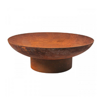 Fire Pit Bowl Rustic Coloured 70cm Diameter 2.2mm Thick Outdoor & Garden
