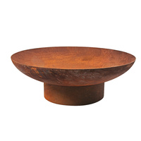 New 1pce Outdoor Rust Fire Pit Dia 90cm 3mm Thick Heater Rustic Patio Open Bowl