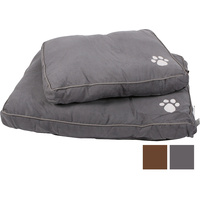 New 2pce Pet Bed Suede 2 Asst Hexagonal Soft Pillow Dog Cat Plush Small & Large