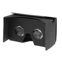 New 1pce Google Cardboard Headset Kit Virtual Reality Black Gaming Video Phone