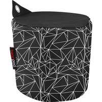 BEAN POD POP 50X40CM GEOMETRIC BLACK