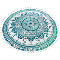 MANDALA TOWEL W/ TERRY BACKING TRECO 180CM A/C HE8511