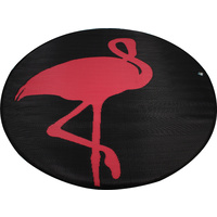 OUTDOOR PP MAT WEATHERPROOF FLAMINGO ROUND DIA. 200CM