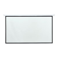 New 1pce Electric Projector Screen Motorised 16:9 317.5cm Remote Wall Ceiling