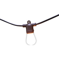 New 1pce Outdoor Marquee Lights 20M Metre Pearl 25W String Vintage Bulb Party