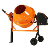 New 1pc Cement Mixer Portable 70L Work Site Concrete Landscape Electric Construc