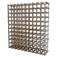 New 1pce 120 Bottle Wooden Wine Bottle Rack Natural Colour Home Kitchen Décor