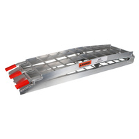 New 2pce Loading Ramp Aluminium 3.2M Capacity 680KG Mower Trailer Easy Bike