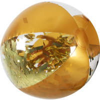 GLITTER BALL GOLD INFLATED SIZE 40CM