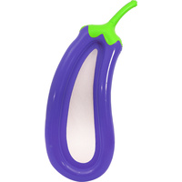 EGGPLANT LOUNGER W/MESH DEF SIZE 200CM X 106CM