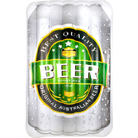 BEER CAN POOL FLOAT DEFLATED SIZE 190CMX114CM