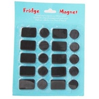 20pce Craft Magnets Assorted Sizes for Craft, Kitchen