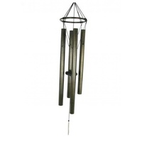 84cm Bronze Harmonious 4 Tube Wind Chime Beautiful Sounding Tones Natures Melody