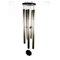 127cm Gold Long Metal Column Harmonious Wind chime beautiful zen feng shui