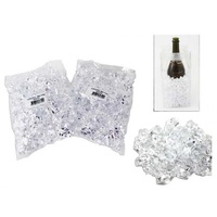 1 Pack x CLEAR Ice Cubes - 250g. Assorted Designs and Colours. Theming & Wedding