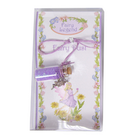 Fairy Dust in Glass Bottle Pendant on Necklace Purple Colour 1pce