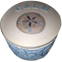 5cm Trinket Box Inspirational Beach Theme "CALM"