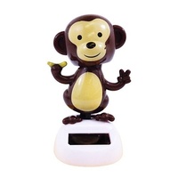 New 1pce 8cm Solar Groover Monkey Decor Figurine
