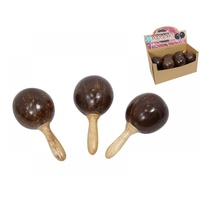 1pce Coconut Musical Maracas Hand Made great sounding, excellent for parties