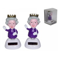 10CM Dancing Queen Elizabeth Grooving Solar Powered