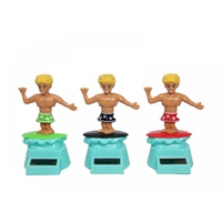 1pce 11cm Grooving Surfers Riding a Wave in 3 assorted colours to Choose From Solar Powered