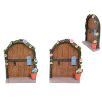 1pce 13cm Flower Fairy Garden Door Novelty Collectable