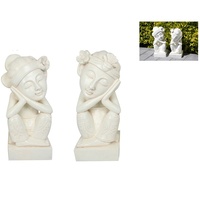 1pce 30cm Cream Balinese Buddha Statue, Two Designs, Garden and Home, Zen, Meditation