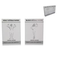 A5 Adult Colouring In & Sketch Paper, 8 Sheets, Funny Adult Gift