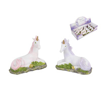 1pce 6cm Resting Unicorn Figurine, Fairy Garden Collectable