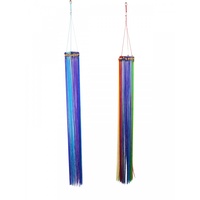 85cm Long Rainbow Dream Catcher, Spinner with Threads and Beads