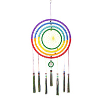 75cm Rainbow Chakra Style Unique Dream Catcher