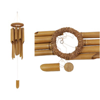 130cm Long Bamboo Wind Chime with Rope Feature Top