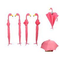1pce 80cm Flamingo Style Self Standing Umbrella